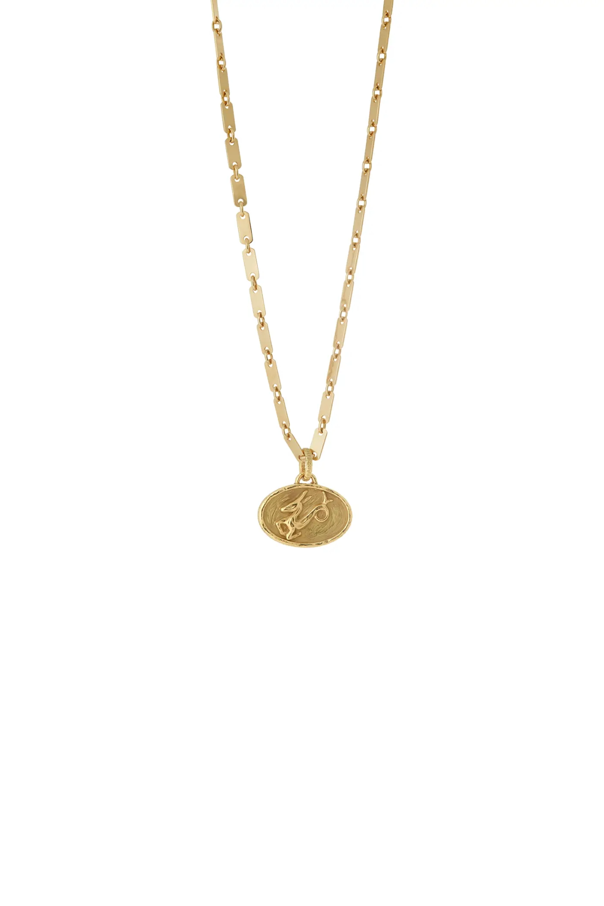 18K Yellow Gold 27" Tab Chain Necklace