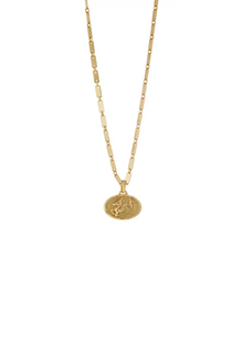 18K Yellow Gold 27" Tab Chain Necklace