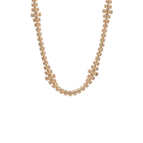 Sidney Garber 18K Yellow Gold 36" Hourglass Necklace