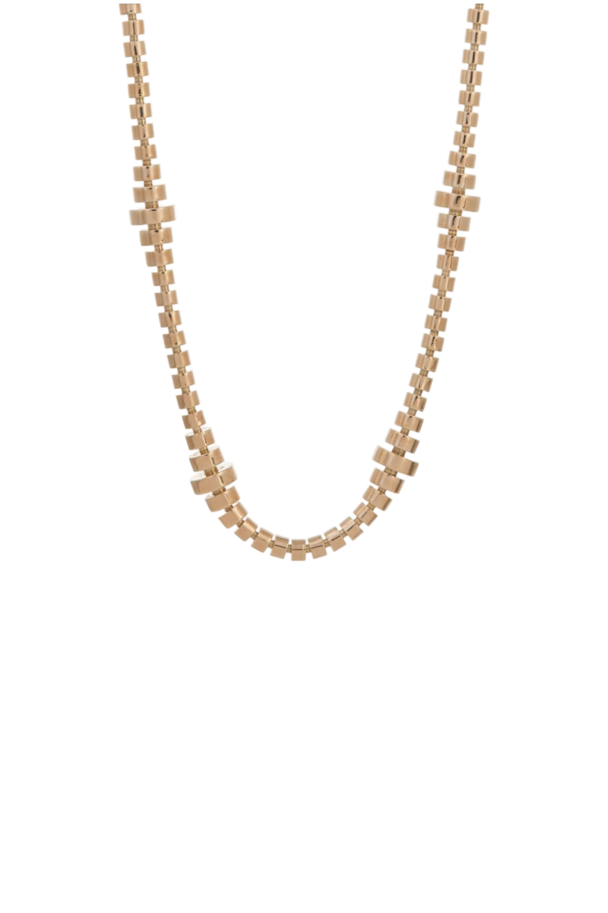 18K Yellow Gold 36" Hourglass Necklace