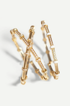 18K Yellow Gold Diamond Spring Bracelet
