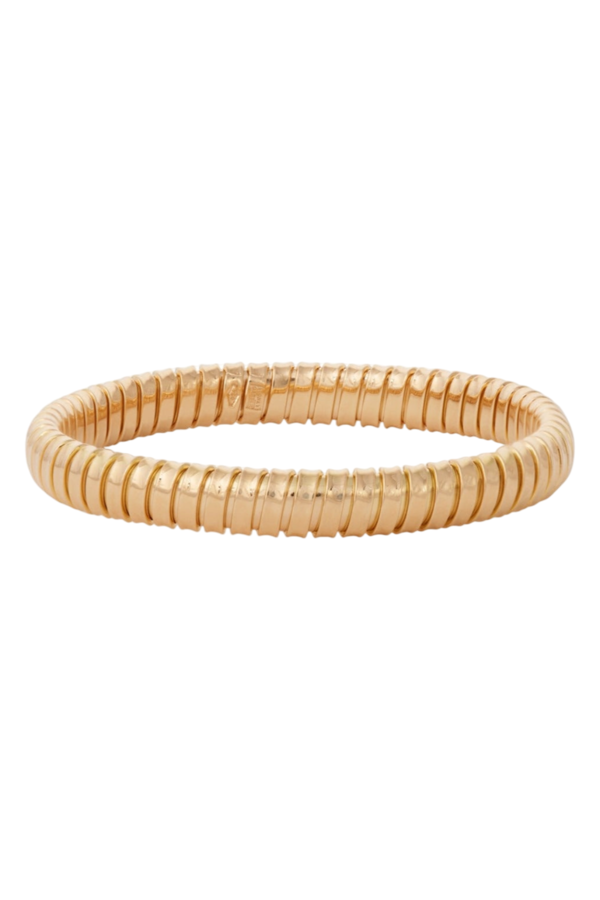 18K Yellow Gold Single Rolling Bracelet
