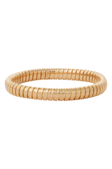 18K Yellow Gold Single Rolling Bracelet