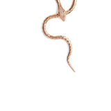 Sidney Garber 18K Yellow Gold Snake Lariat Wrap Around Necklace with Pavè Diamond Head and Tail