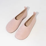 Sofie D'Hoore Suede Fontana Ballerina with Back Loop