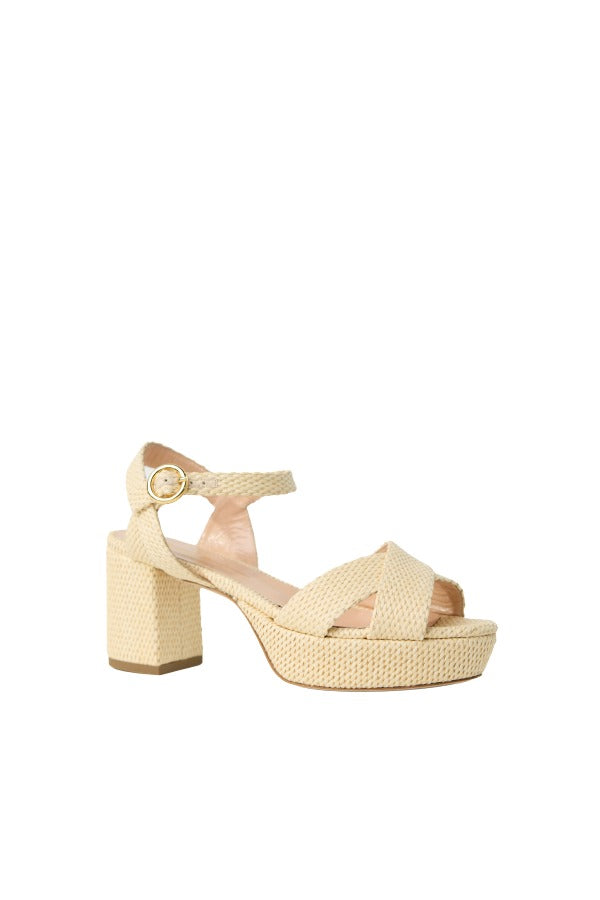 Rupert Sanderson Deidre Raffia Platform