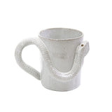 Astier de Villatte Snake Cup with Golden and Black Eyes