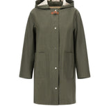 Herno 3 Layer Linen Hooded Parka