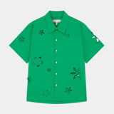 Mira Mikati Cut Out Short Sleeve Shirt