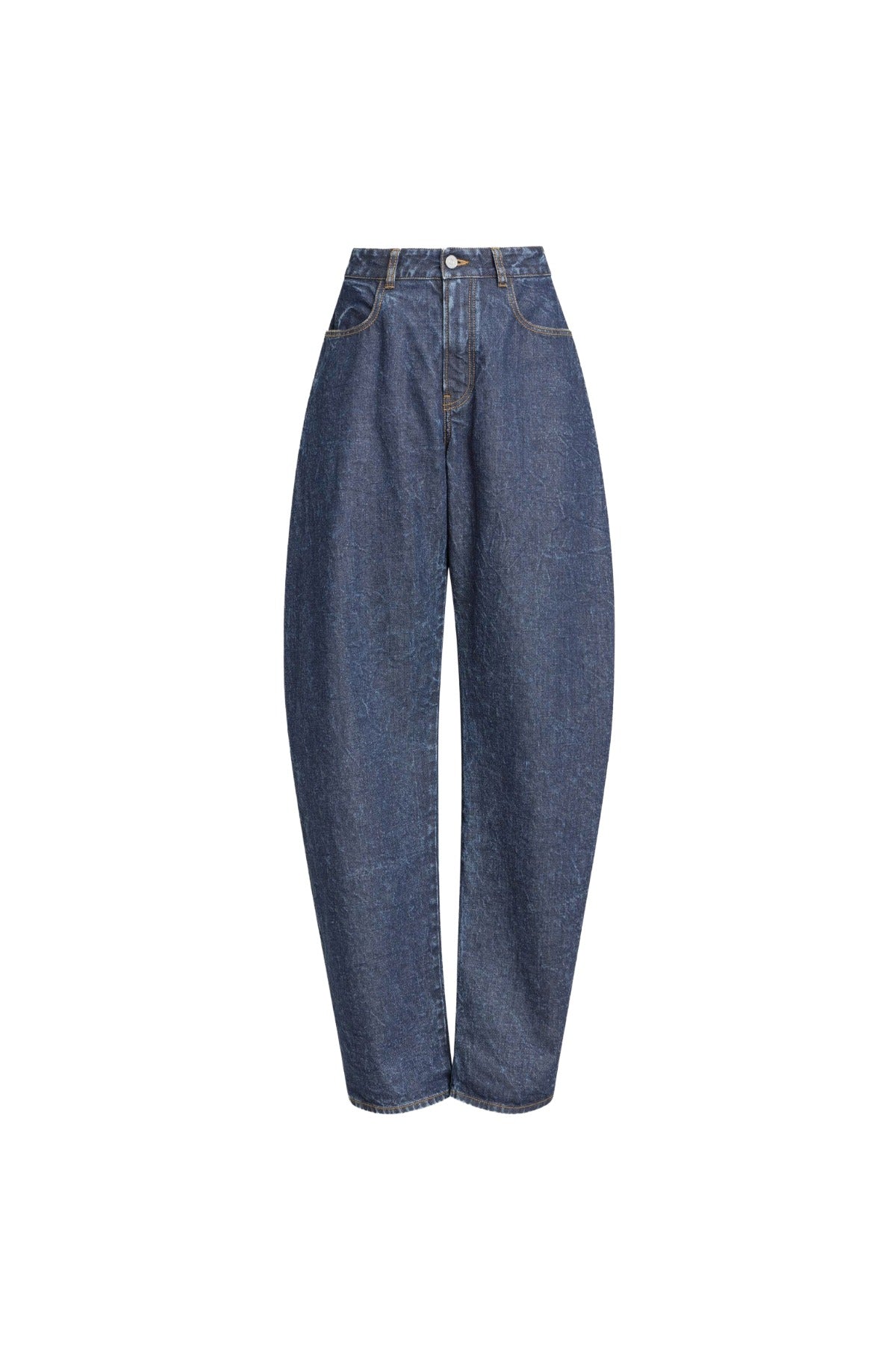 Alaia Round Pants in Dock Blue
