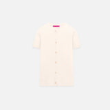 The Elder Statesman Cozy Short Sleeve Cardigan