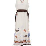 Herno Summer Print Sleeveless Dress