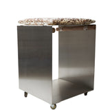 Luisa Cevese Riedizioni Small Stool with Cushion