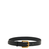 Gabriela Hearst Sam Belt in Black Leather
