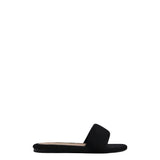 Carven Garnier Padded Satin Slides