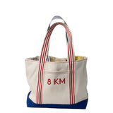Kilometre Paris 8 KM Canvas Tote Bag Solid