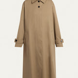 The Row Lolana Coat in Cotton and Silk