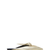 Lanvin Flat Mule Bow in Leather