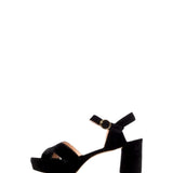 Rupert Sanderson Deidre Crushed Velvet Platform Sandal