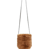 The Row N/S Park Crossbody in Pure Mink