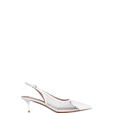 Alaia Optic White Slingbacks 55
