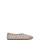 Alaia Grege Cage Ballet Flats