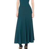 Alaia Fit & Flare Rib Knit Dress