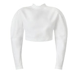 Alaia Blanc Cropped Top