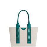 Aviteur Tote Bag in Teal Green