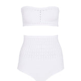 Alaia Blanc Two-Piece Swimsuit