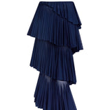 Alaia Minuit Knit Spiral Skirt