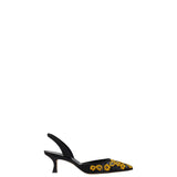 Manolo Blahnik Carolyne Gala Silk Slingback Pump