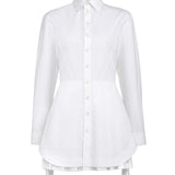 Alaia Blanc Shirt Dress