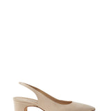 Manolo Blahnik Paledabe Suede Slingback Pump