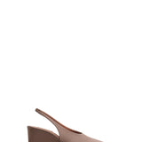 Alaia Cube Wedge Slingbacks in Satin