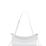 Alaia White Le Click East West Small Bag in Leather