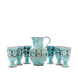 Vallauris Blue Maunier Fruit Juice Service Set