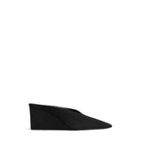 Alaia Cube Wedge Mule in Suede
