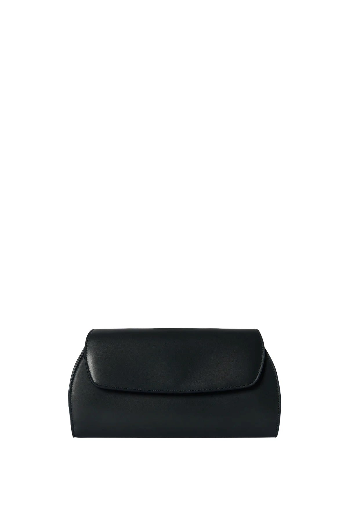 The Row Curved Clutch in Matte Box Calf