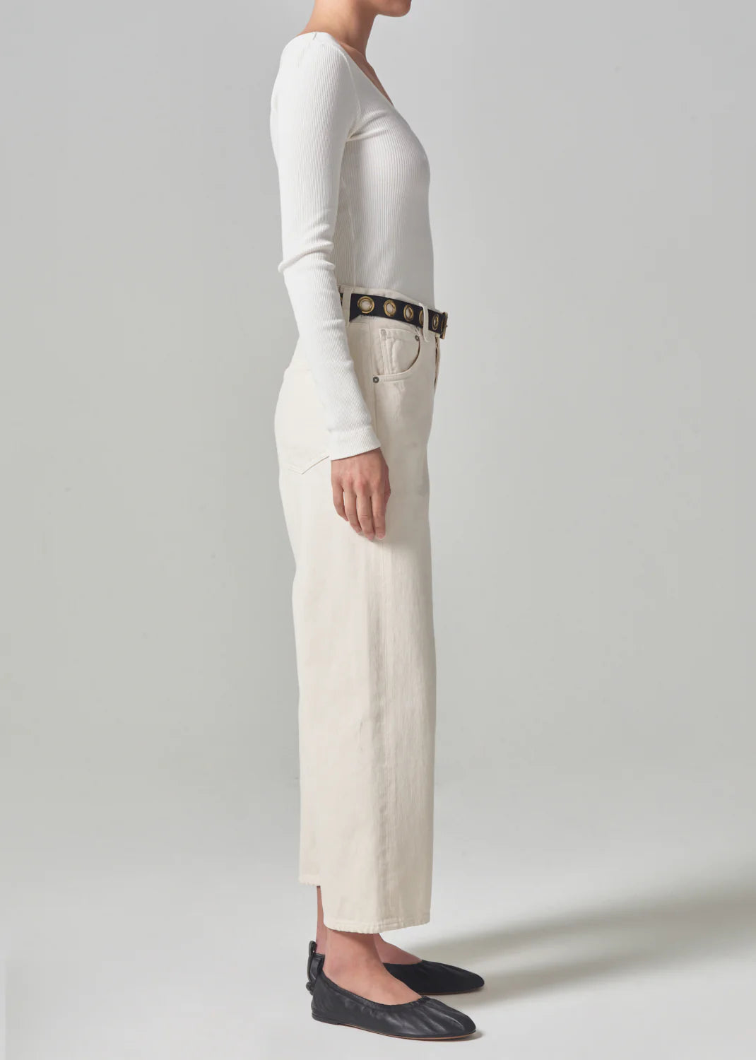 Gaucho Vintage Wide Leg in Marzapan