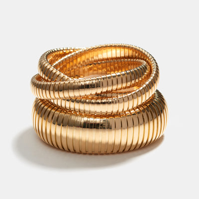 18K Yellow Gold 12mm Rolling Bracelet