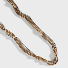 18K Yellow Gold 16" Short Narrow Ophelia Necklace