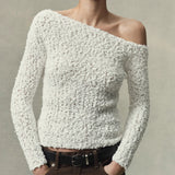 Vine Off Shoulder Sweater