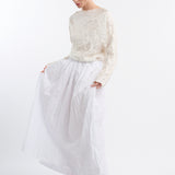 Daniela Gregis Nastro Elastico Lavata Skirt