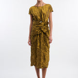 Daniela Gregis Manichina Lungo Lavato Dress