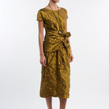 Daniela Gregis Manichina Lungo Lavato Dress