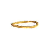 Marie-Hélène de Taillac 22K Yellow Gold Basket Weave Bracelet