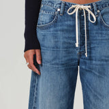 Brynn Drawstring Trouser - Atlantis