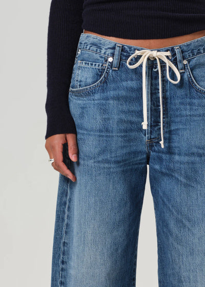 Brynn Drawstring Trouser - Atlantis