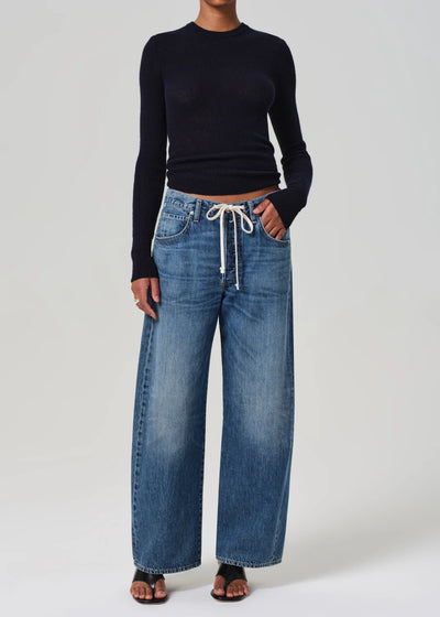 Brynn Drawstring Trouser - Atlantis